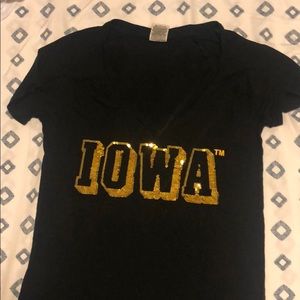 Victoria’s Secret pink Iowa sequin T-shirt